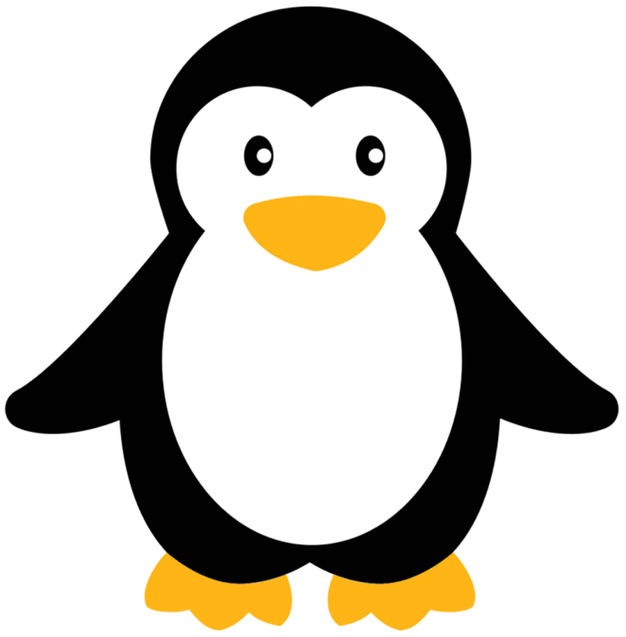 900x916 Penguin Clipart