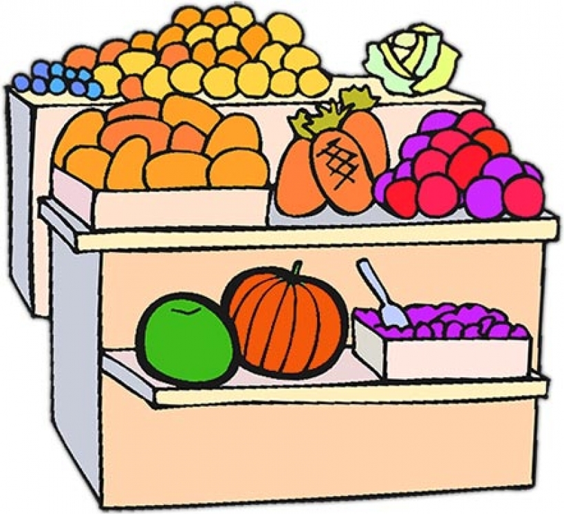 820x747 Food Stand Clip Art Cliparts