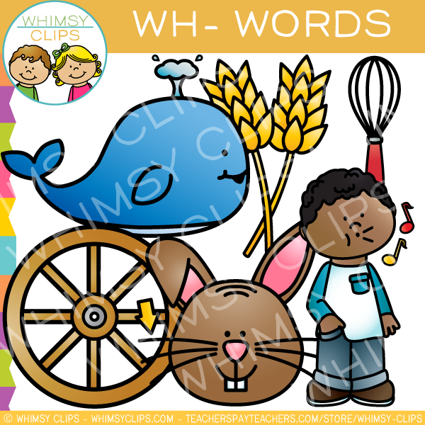600x600 Wh Words Clip Art