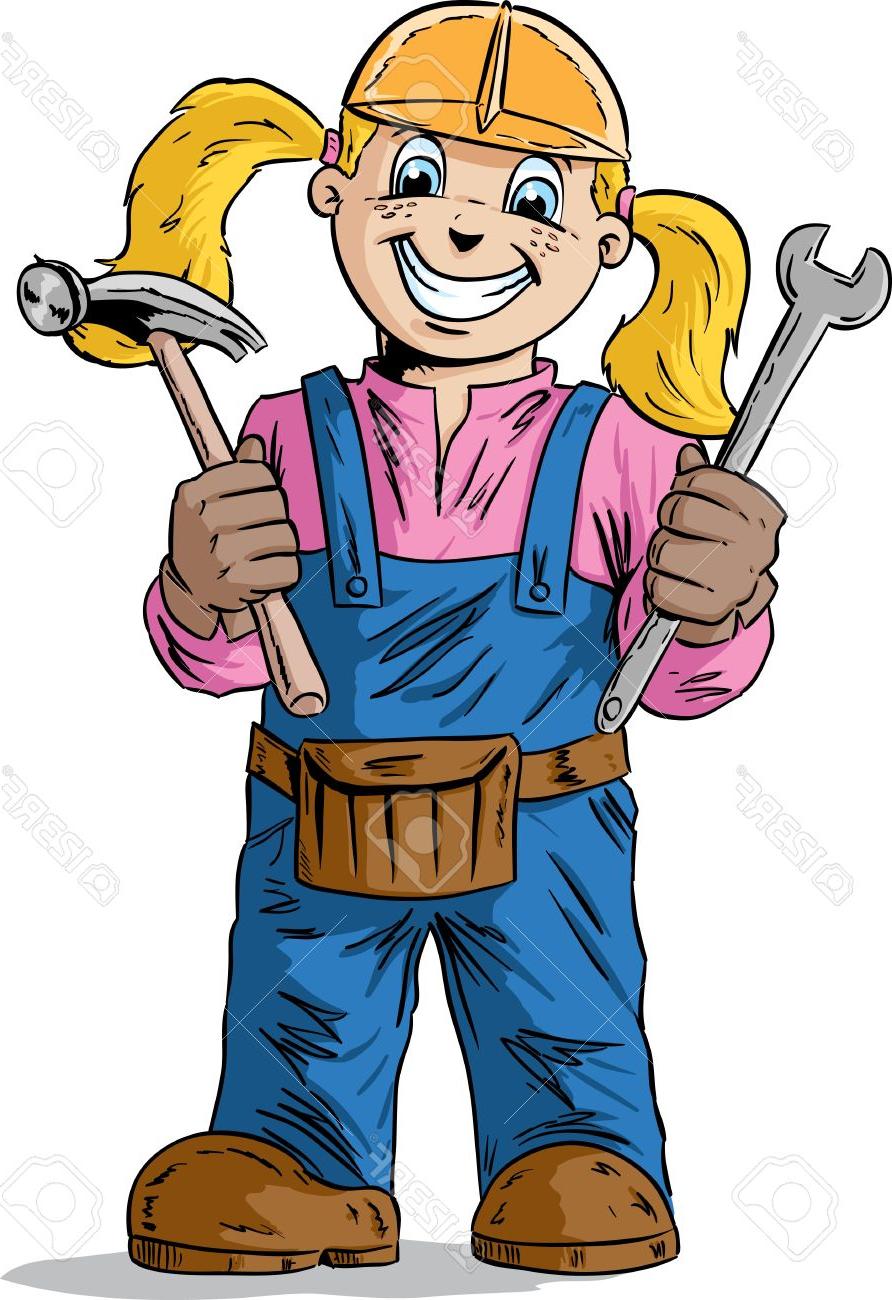 892x1300 Best Hd Girl Construction Worker Vector Pictures Free Vector Art