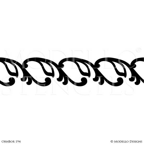 600x599 Custom Border Stencils For Painting Walls Amp Ceilings