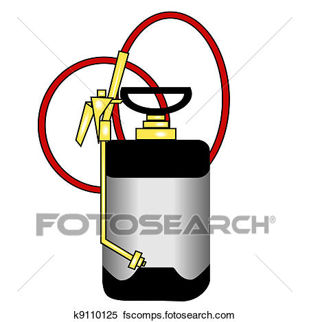 450x470 Clipart Of Professional Bug Sprayer K9110125