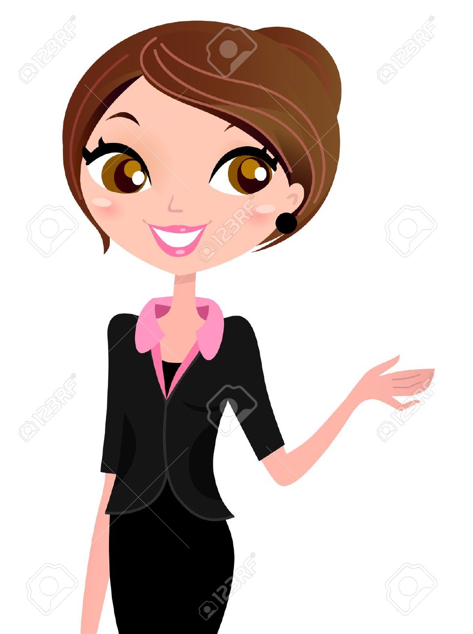 969x1300 Professional Clipart Office Lady