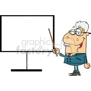 300x300 Royalty Free A Physicist Professor Shows A Pointer On A Board