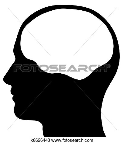 409x470 Head Profile Clipart