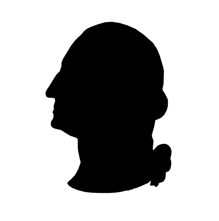 736x744 George Washington Silhouette Clip Art