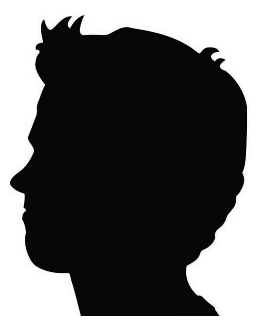 529x670 Man Profile Silhouette Clipart