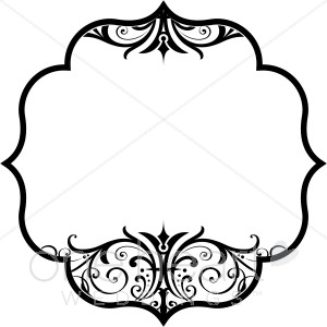 300x300 Line Clipart Wedding Program