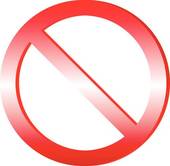 170x166 Prohibition Signs Clipart