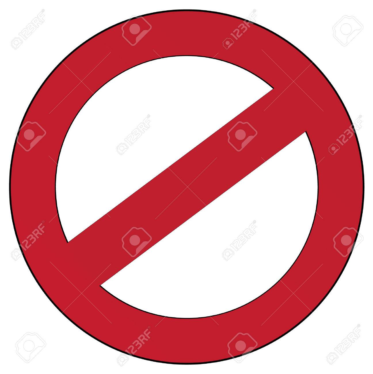1296x1300 Vector Prohibition Sign Royalty Free Cliparts, Vectors, And Stock