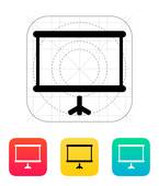 145x170 Projector Screen Clip Art