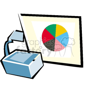 300x300 Royalty Free Overhead Projector 138568 Vector Clip Art Image