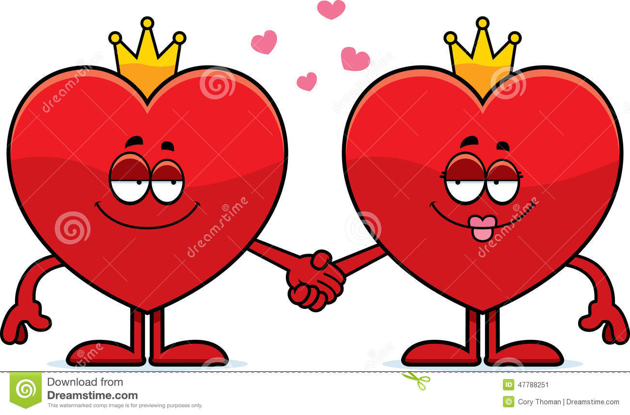 1300x856 King And Queen Of Hearts Clipart