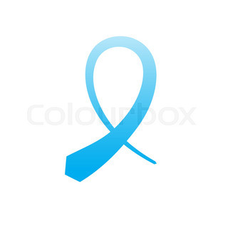 320x320 Prostate Cancer Ribbon Awareness Isolated On White Background