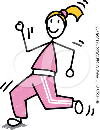 347x450 Free Clip Art Running Woman Person Jogging Clipart Girl