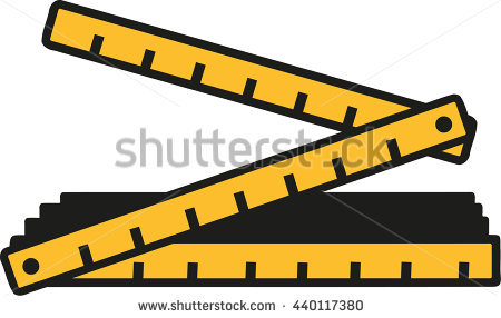 450x286 Folding Rule Clipart
