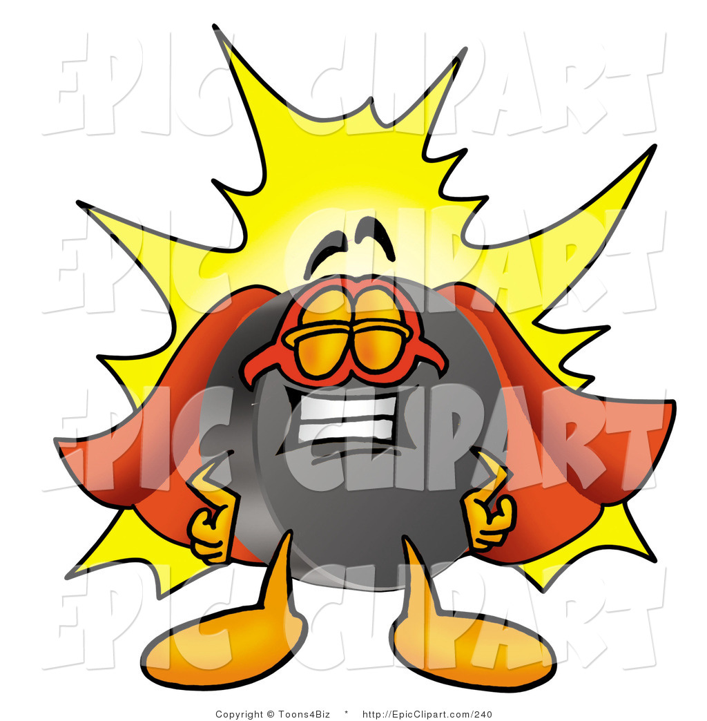 1024x1044 Clip Art Of A Proud Hockey Puck Mascot Cartoon Character Dressed