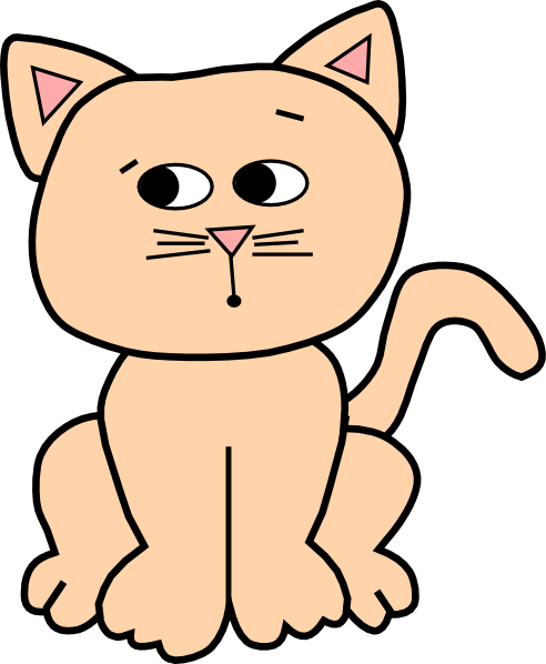 492x598 Cat Clipart Public Domain