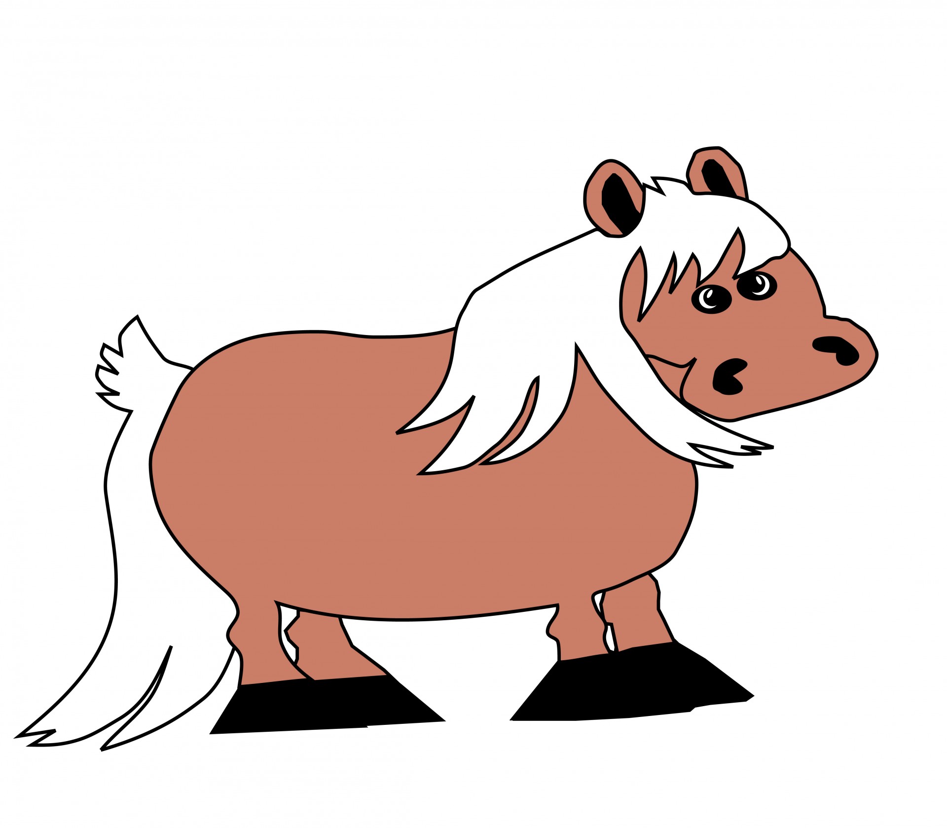 1920x1678 Horse Cartoon Clipart Free Stock Photo