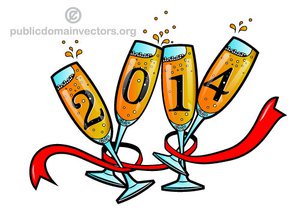 300x214 13329 Champagne Glass With Bubbles Clip Art Public Domain Vectors
