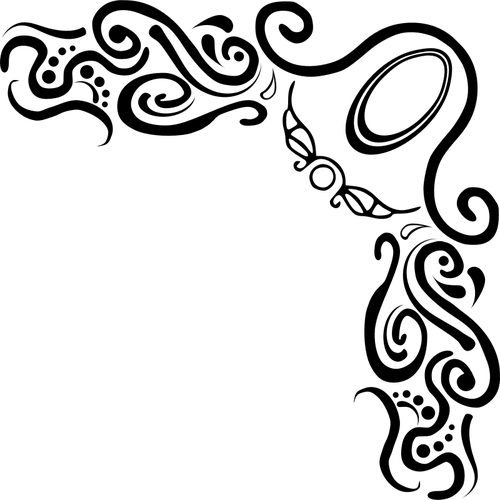 500x500 Vector Clip Art Of Corner Frame Decoration Public Domain Vectors