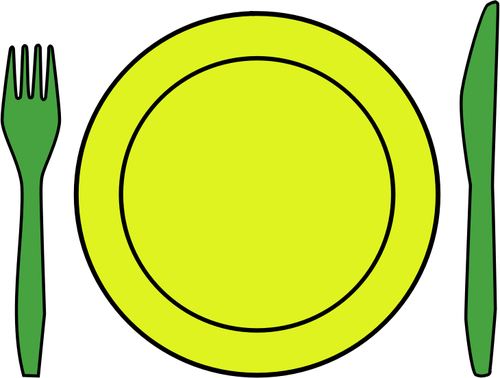 500x378 Vector Clip Art Of Plastic Cutlery Public Domain Vectors