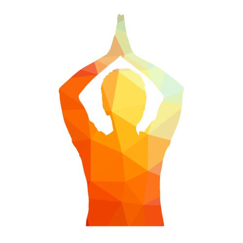500x500 Yoga Pose Vector Clip Art Public Domain Vectors