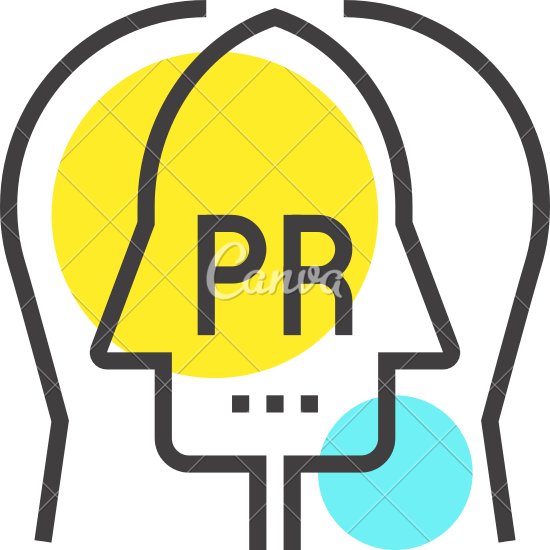 550x550 Public Relations Line Symbol