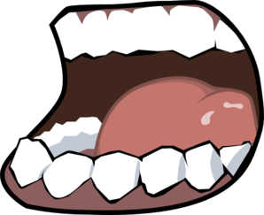 298x243 Mouth Speak Clip Art