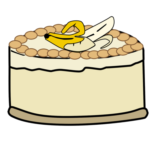 500x500 Banana Pudding Clipart