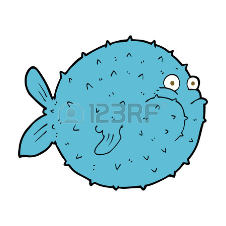 450x450 Cartoon Puffer Fish Royalty Free Cliparts, Vectors, And Stock