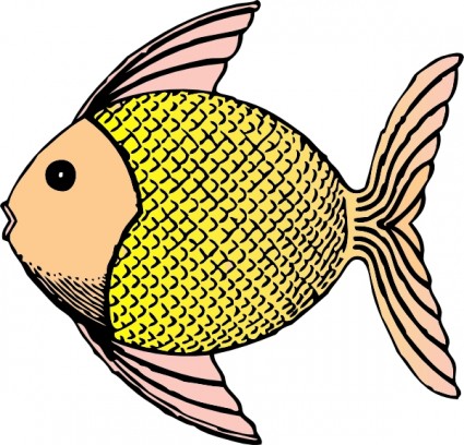 425x408 Puffer Fish Clip Art