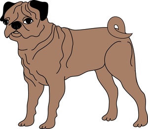 300x262 Free Free Pug Clip Art Image 0515 1004 2703 3344 Animal Clipart