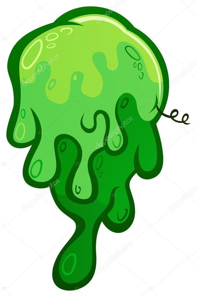 678x1023 Ball Of Green Slime Booger Stock Vector Aoshlick