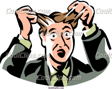 375x300 Man Frustrated Clipart