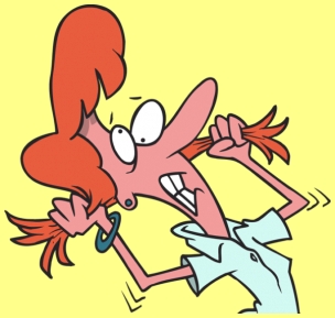 304x289 Pulling Hair Out Clipart