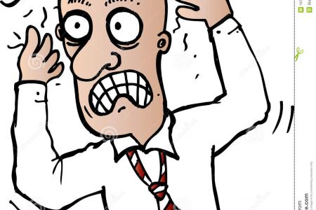 450x300 Man Pulling Hair Out Clip Art