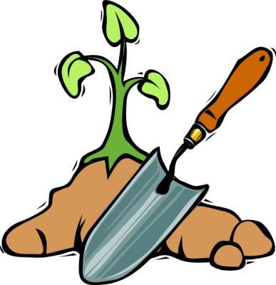 387x400 Garden Cartoons Clip Art