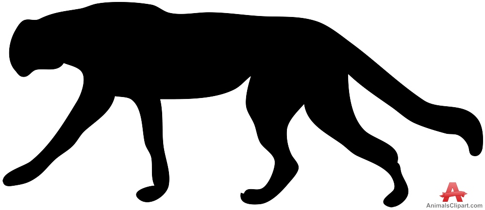 999x433 Walking Puma Silhouette Free Clipart Design Download