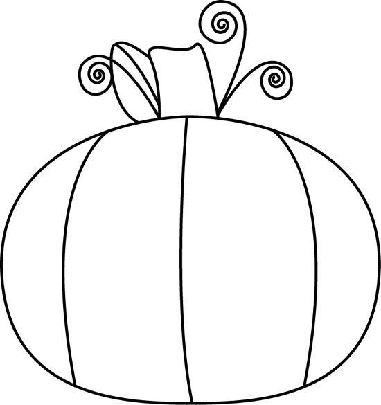 550x585 Black And White Pumpkin Clip Art