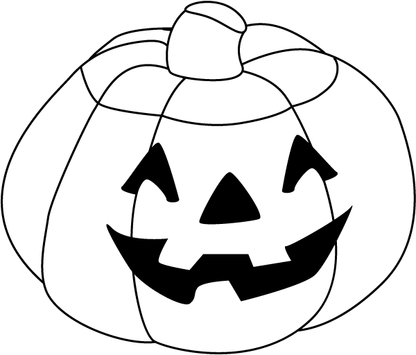 600x512 Halloween Pumpkin Clipart Black And White 4 Nice Clip Art