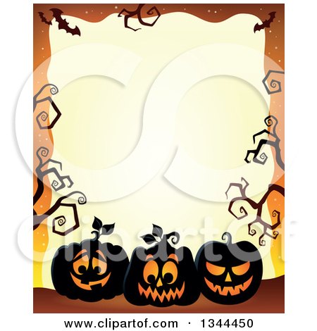 450x470 Royalty Free (Rf) Halloween Pumpkin Clipart, Illustrations, Vector