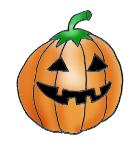 275x295 Silly Pumpkin Clipart