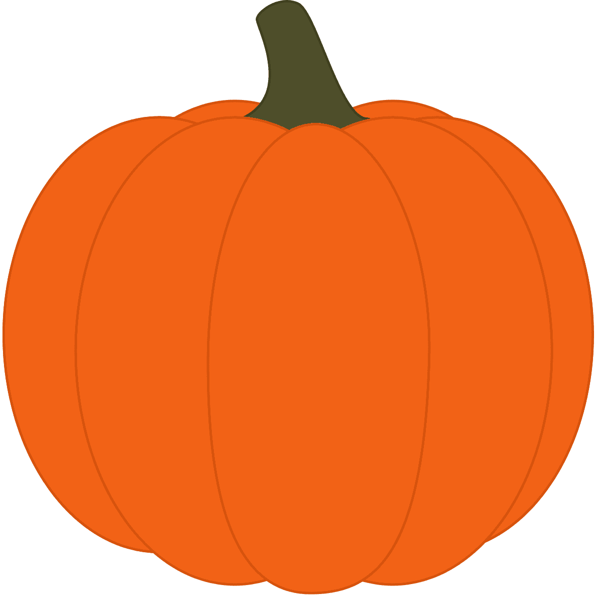 1200x1200 Pumpkin Clip Art Cute Clipart Panda