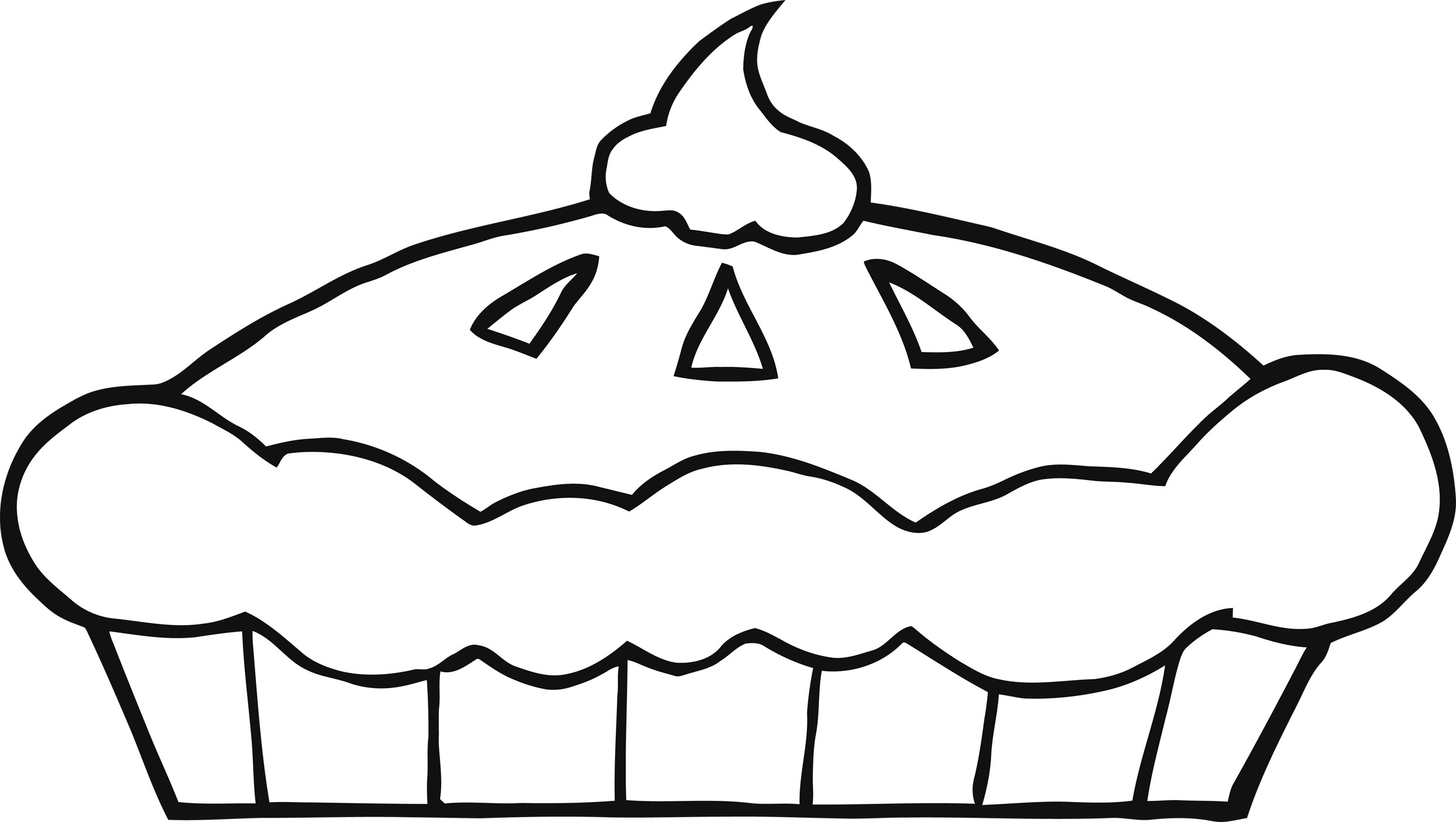 2400x1356 Clip Art Pumpkin Pies Clipart