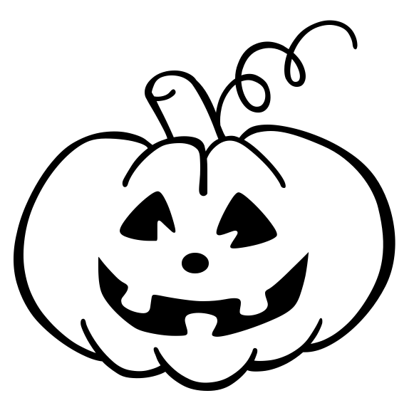 Pumpkin Clipart Black White | Free download on ClipArtMag