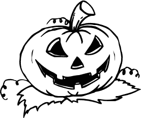 277x231 Free Black And White Halloween Clip Art Fun For Christmas