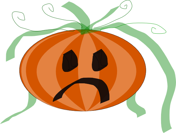600x455 Pumpkin Clipart Sad
