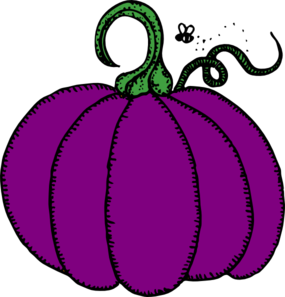 285x297 Purple Pumpkin Clip Art