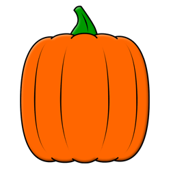 250x250 Cartoon Pumpkin Step By Step Drawing Lesson